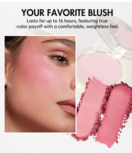 Palette Blush Vegana OEM con Etichetta Privata, Alta Pigmentazione, Lunga Durata, Opaca e Luminosa per Pelle Chiara - Product Image 2