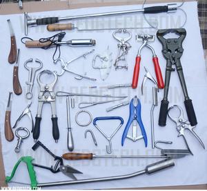 Conjunto de Instrumentos Obstétricos Veterinarios para Animales Grandes, Conjunto Completo de Instrumentos para Obstetricia en Práctica Veterinaria de Animales Grandes - Product Image 3