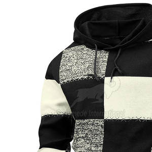 Sudadera con Capucha Estilosa con Bloques de Color para Invierno, Sudadera con Capucha Estilosa con Bloques de Color Sólido Estampada Personalizada a un Precio Razonable - Product Image 6