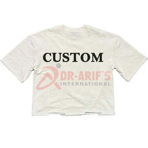 T-shirt décontracté pour homme de haute qualité personnalisé, 200g polyester/coton, coupe classique, impression par transfert thermique, respirant, séchage rapide, OEM/ODM - Product Image 2