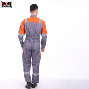 Combinaison de travail de sécurité 2024 personnalisable pour hommes, haute visibilité, imperméable, grande taille, en polyester de haute qualité - Product Image 4