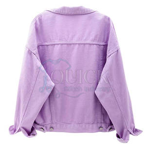 Nouvelle arrivée, veste en jean pour femme, coton écologique, tricoté, respirant, pour l'hiver, vente en gros, streetwear, prix bas - Product Image 2