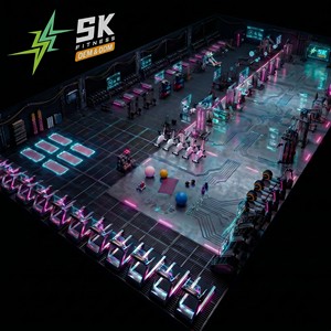 Équipement <span class=keywords><strong>de</strong></span> gym commercial SK 800 m², ensemble complet <span class=keywords><strong>de</strong></span> machines d'entraînement <span class=keywords><strong>de</strong></span> force et cardio, solution pour hôtel, club, centre <span class=keywords><strong>de</strong></span> fitness, fabrication OEM - Product Image 1