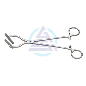 คีมจับถุงใส่ของขนาด 55 มม. ความยาวรวม 240 มม. ผู้ผลิตคีมผ่าตัดทางการแพทย์ อุปกรณ์โรงพยาบาล - Product Image 1