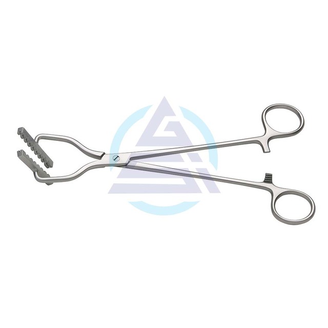 Purse String Forceps 55mm Jaw, Overall Length 240mm Medical Surgical Forceps Manufacturer Hospital Supplies