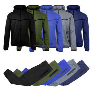 Survêtement de jogging bicolore pour homme, imprimé, léger, séchage rapide, pour l'automne, décontracté, vêtements de sport et de loisirs - Product Image 1