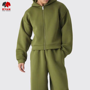 Survêtement pour homme personnalisé Ryan Pro Gear, col à capuche, fermeture éclair, avec logo personnalisé OEM ODM - Product Image 5