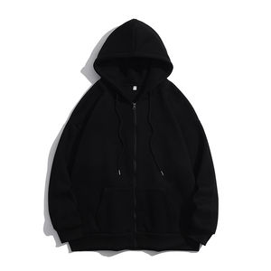 2025 Logo personnalisé hommes pull coton blanc uni coton épais surdimensionné poids lourd Designer sweats à capuche et sweat-shirts fabricant - Product Image 3