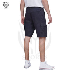 Venta al por mayor 100% algodón-Lona de los hombres táctico al aire libre verano desgaste de secado rápido multi-bolsillos Cargo Shorts - Product Image 4