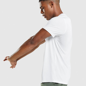 T-shirts à col arrondi imprimé de logo de sport en gros T-shirt de sport vierge de haute qualité T-shirts personnalisés simples pour les hommes - Product Image 2