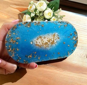 Resin Decorative <b>Tray</b> in Multiple Colors Cosmetic <b>Organizer</b> Home Decor Oval Resin <b>Tray</b> Vanity <b>Tray</b> High Quality - Product Image 5