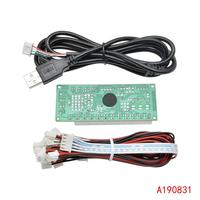 USB Arcade Joystick Circuit Board Zero Delay Arcade USB Encoder PC to Joystick Board Kit for Digital Analog Modes Game Equipment