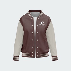 Custom High Quality Men's Varsity Jackets with Front Logo Windproof & Breathable Customizable Colors & Sizes - Product Image 4