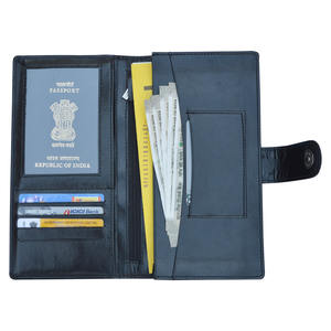 Portefeuille en cuir RFID de grande capacité de qualité supérieure avec emplacements pour cartes multiples Nouveau design exclusif pour les prix de voyage - Product Image 2