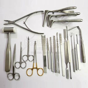 Kit de instrumentos quirúrgicos de rinoplastia de acero inoxidable reutilizable, instrumentos duraderos finos ligeros y ecológicos - Product Image 4