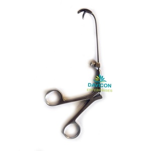 Pinzas de Presión Manuales de Acero Inoxidable Heuwieser Antrum con Mandíbulas Curvas Extra Largas, Mandíbulas Móviles de 140 Grados, Certificación CE - Product Image 6