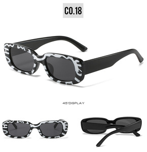 Lunettes de soleil carrées vintage pour femmes et hommes, protection UV400, style rétro, pour la conduite, la pêche, les voyages, les sorties en plein air, les fêtes, les occasions décontractées - Product Image 2