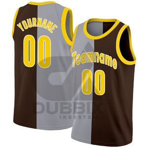 Maillot de basket-ball pour jeunes à la vente chaude, design 3D personnalisé, polyester, bloc de couleur, vêtements de sport, taille plus, manches courtes, ensemble - Product Image 3