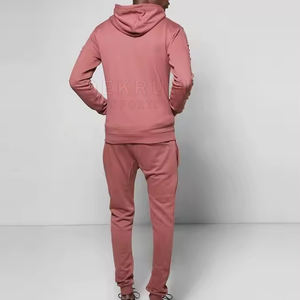 Le polyester/coton de survêtements affligés par pleine douille confortable lourde a fait la meilleure conception a affligé des survêtements - Product Image 3