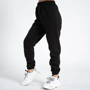 Design personnalisé Pantalon de jogging de couleur unie pour femmes Pantalon de survêtement d'hiver décontracté avec devant plat Style Streetwear - Product Image 4
