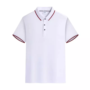 Ropa de moda Polos para hombre 100% algodón transpirable liso Polo personalizado impreso al por mayor Polos para hombres - Product Image 1