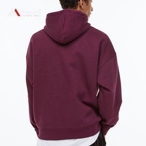 Sudadera con capucha de otoño con cremallera completa Proveedor de sudadera con logotipo personalizado de poliéster/algodón teñido liso - Product Image 6