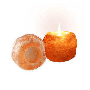 Porte-bougie en sel rose de l'Himalaya naturel de haute qualité, best-seller, artisanal, durable, pour la décoration de la maison et de mariage - Product Image 2