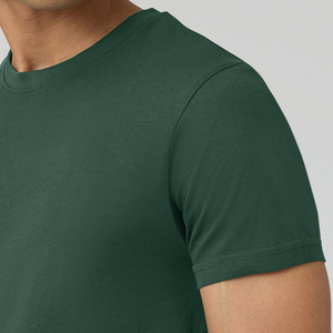 Camiseta lisa de alta calidad para hombre, venta al por mayor, camisetas en blanco de manga corta con logotipo personalizado para hombre, camisetas unisex de talla personalizada - Product Image 6