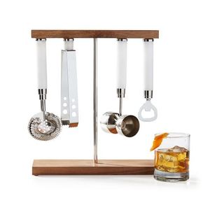 Elegante Juego de Herramientas de Barra de Metal, Accesorios Decorativos para Cócteles que Mejoran la Presentación del Bar en el Hogar con un Atractivo Moderno y Elegante - Product Image 1