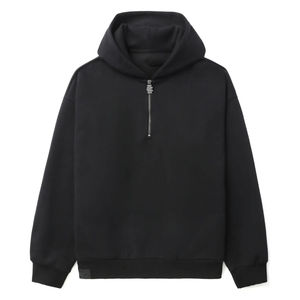 เสื้อมีฮู้ดตัวใหญ่พิเศษแบบสวมศีรษะสำหรับผู้ชายชุดซิปสีน้ำตาลจาง500กรัม600 400 350 - Product Image 5