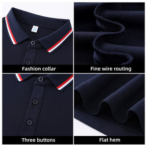 เสื้อโปโลกันน้ำ กันน้ำมัน กันเปื้อน 220 GSM ผ้าไหมหม่อน 55% โพลีเอสเตอร์ 45% สีพื้น สำหรับร้านกาแฟ แบบสั่งทำพิเศษ - Product Image 4