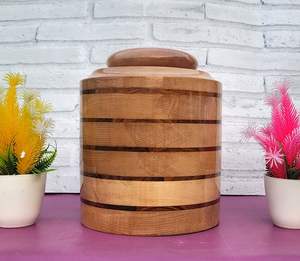 Nouvelle urne en bois de luxe pour les cendres humaines urne funéraire en bois de hêtre mémorial souvenir colibri urne funéraire - Product Image 3