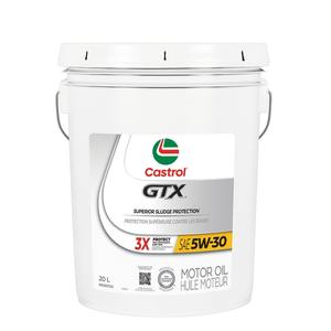 Castrol GTX Ultraclean <b>5W30</b> high performance engine <b>oil</b> enhances wear protection reduces harmful buildup - Product Image 1