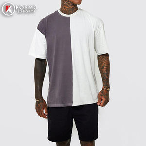 เสื้อยืดทูโทนสำหรับผู้ชายเสื้อยืดผ้าฝ้าย100% น้ำหนักมากสำหรับผู้ชายพิมพ์ลายแบบกำหนดเอง - Product Image 2