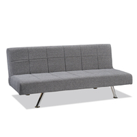 Sofá Cama Convertible de 2 Plazas, Diseño Moderno Europeo, Elegante, Mueble Modular para Sala de Estar y Dormitorio