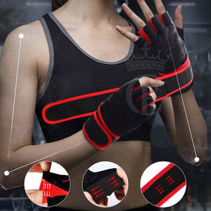 Gants d'entraînement d'haltérophilie avec poignée d'entraînement Conception personnalisée et logo Gants d'haltérophilie d'entraînement - Product Image 4