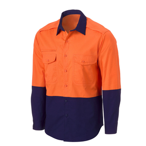 Camisa de seguridad de alta visibilidad personalizable de alta calidad transpirable e impermeable con soporte de logotipo personalizado para venta al por mayor - Product Image 5