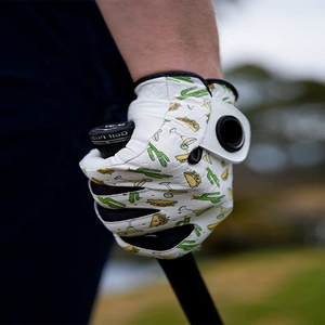 Gants de golf de protection UV imperméables en cuir artificiel de qualité supérieure Sports antidérapants robustes avec poignées personnalisables - Product Image 5