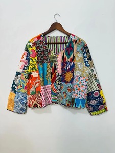 เสื้อโค้ทกิมิโนลายดอกไม้สำหรับฤดูหนาววินเทจทำจากผ้าฝ้ายใส่ได้ทั้งชายและหญิง - Product Image 4