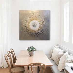 Homedecor phòng khách vẽ tay Kết cấu khung sơn dầu mới vải Áp phích tường nghệ thuật làm bằng tay trừu tượng <span class=keywords><strong>Acrylic</strong></span> hiện đại - Product Image 3