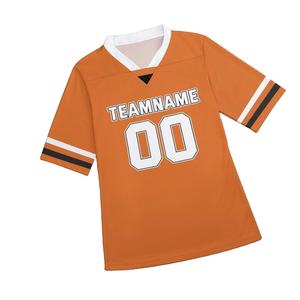 Camiseta de Fútbol Americano Sublimada Profesional de Manga Corta - Ropa Deportiva con Diseño Personalizado Estampado de Alta Calidad BY BS 2026 - Product Image 4