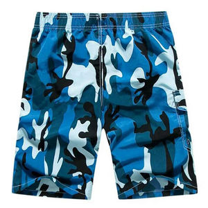Shorts de bain décontractés personnalisés pour hommes, imprimé camouflage, séchage rapide, pour l'été, la plage et le surf, en tissu Oxford écologique avec logo – Vente en gros - Product Image 1