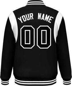 Personnalisable Premium Quality Slim Fit Wool Varsity Jacket Confortable Bomber Baseball Style Sheep Skin Front Logo pour l'hiver - Product Image 3