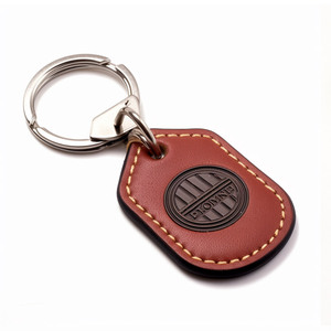 Cadeaux de marque de luxe Porte-clés en cuir véritable personnalisé avec logo de voiture - Product Image 5