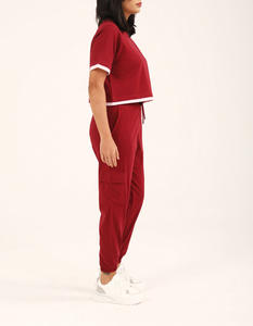 Ventes en gros de t-shirts de golf pour femmes, coupe classique, logo brodé personnalisé, été, séchage rapide, respirant - Product Image 5