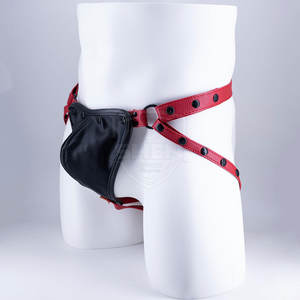 Unique Style Lightweight Durable Leather <b>Jockstrap</b> Featuring Flexible Side Straps And Premium Soft Leather <b>Jockstrap</b> - Product Image 3