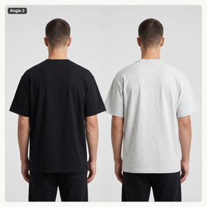 เสื้อยืดโอเวอร์ไซส์ลายกราฟิกสไตล์วินเทจสำหรับผู้ชาย ผ้าฝ้ายหนา 240GSM - Product Image 3