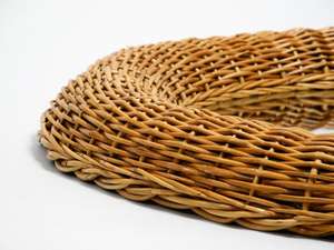 Nuevo diseño superior, espejo de salón de pared de ratán de bambú, espejo redondo pequeño, paquete personalizado, decoraciones para el hogar de lujo - Product Image 2