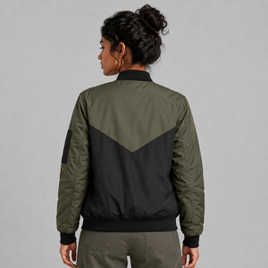 Chaqueta Bomber Acolchada Transpirable para Mujer, Diseño Personalizado OEM, Alta Calidad, Impermeable, Tallas Grandes, Nuevo Diseño, Corta, para Gimnasio - Product Image 3