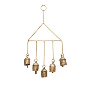 Campana de Metal de Navidad, decoración colgante para el hogar, jardín, puerta de pared, estilo Vintage, adorno festivo, aspecto rústico de vacaciones - Product Image 3